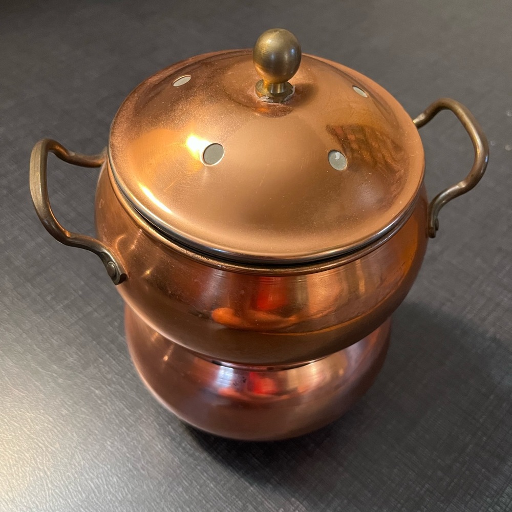 Solid copper 3 pc “Dutch over”